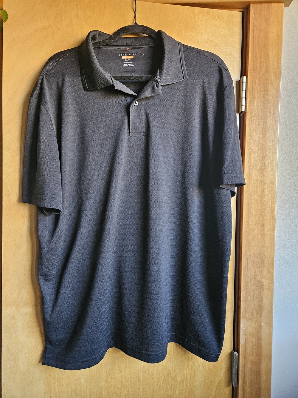 Van Heusen Men’s Black Polo Shirt